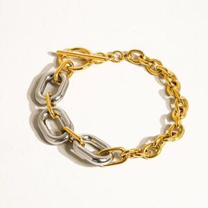 Lanni 18K Gold Non Tarnish Hypoallergenic Water Resistant Chain Bracelet